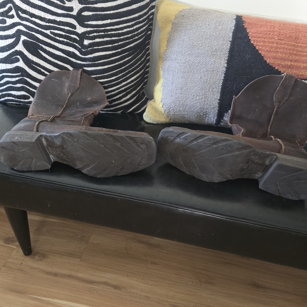 Rugged Brown Leather Boots